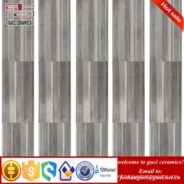 China factory Cement stripe surface glazed rustic thin ceramic wall tiles